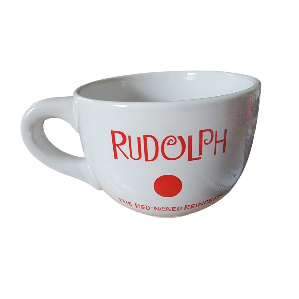 Rudolph Red Nose Christmas Mug Cup Dishwasher Safe